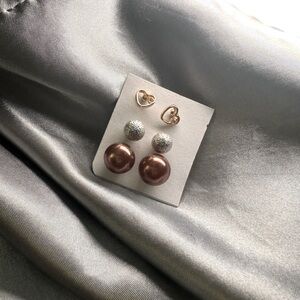 Fashion Earrings, 3pairs